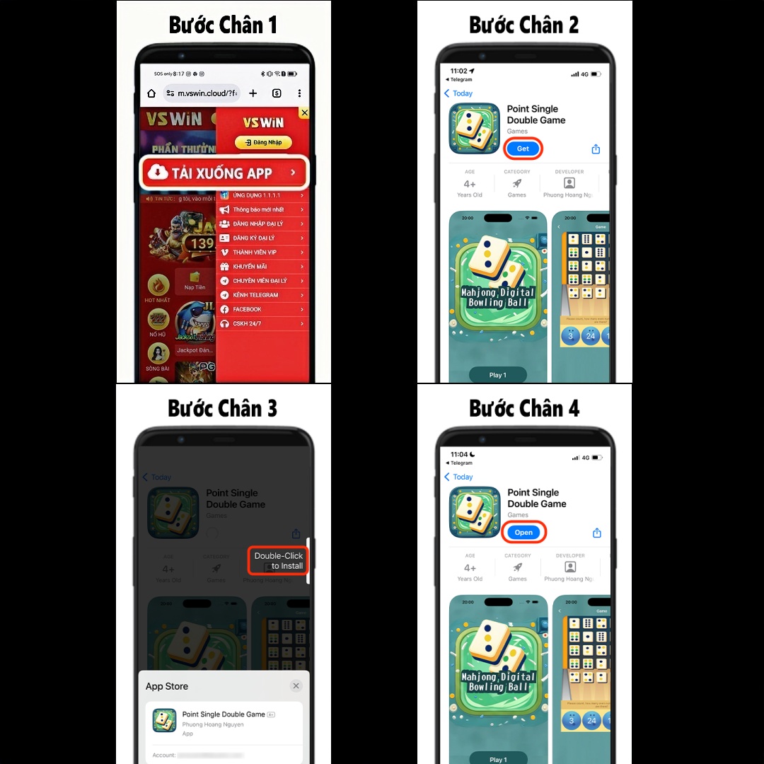 Hướng dẫn cài đặt app VSWIN về điện thoại